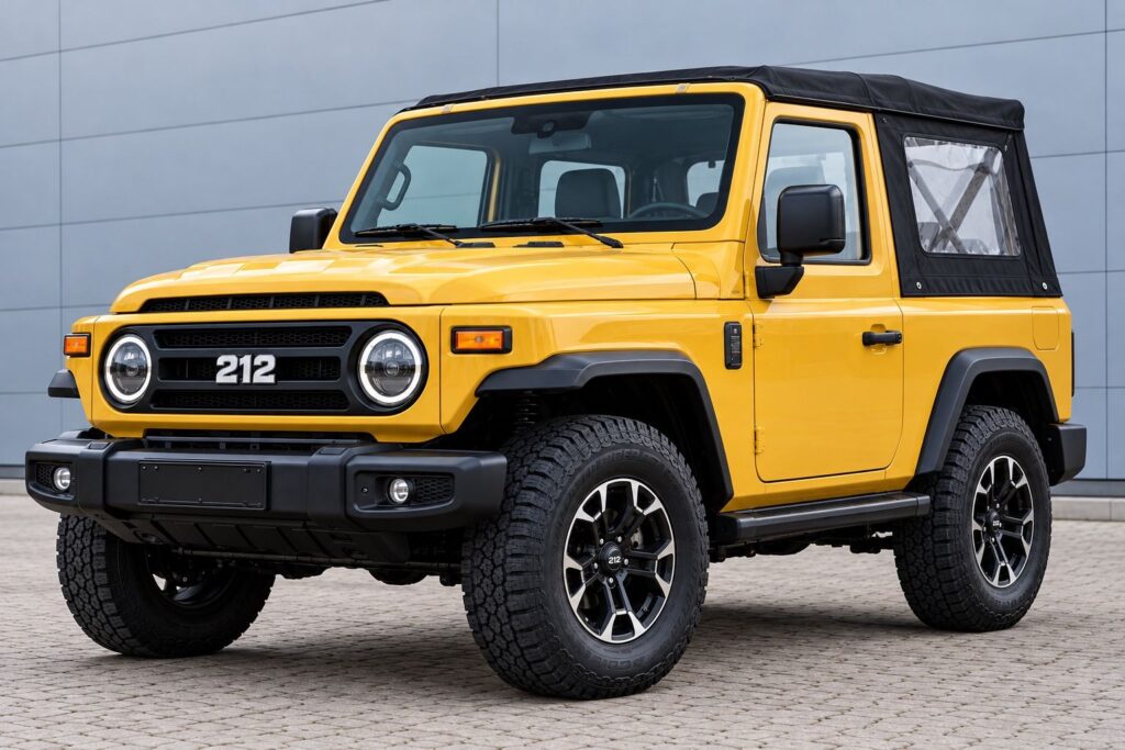 BAW 212 B, 3-türer Cabrio, in vier Farben verfügbar